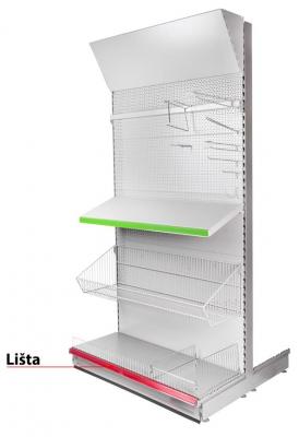 Racks H29 lista a árcédulákra, piros