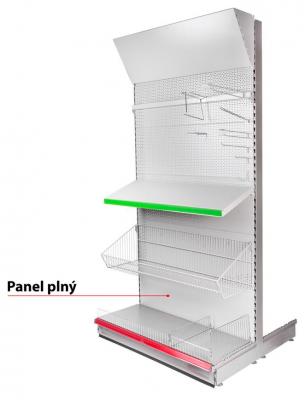 Panel Racks H04 665x200x0.6 mm plný *S*