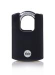 Zámok Yale Y121B/40/125/1, High Security, visiaci, čierny, 46 mm, 3 kľúče