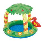 Bestway® 52179 kis medence, gyerek, 99x91x71 cm, Friendly Jungle Play Pool, felfújható